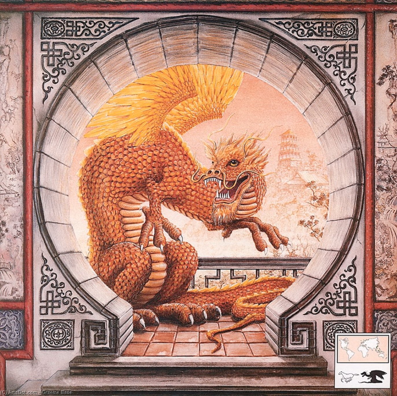 Soong Chen Yis Dragon by Graeme Base Graeme Base | ArtsDot.com