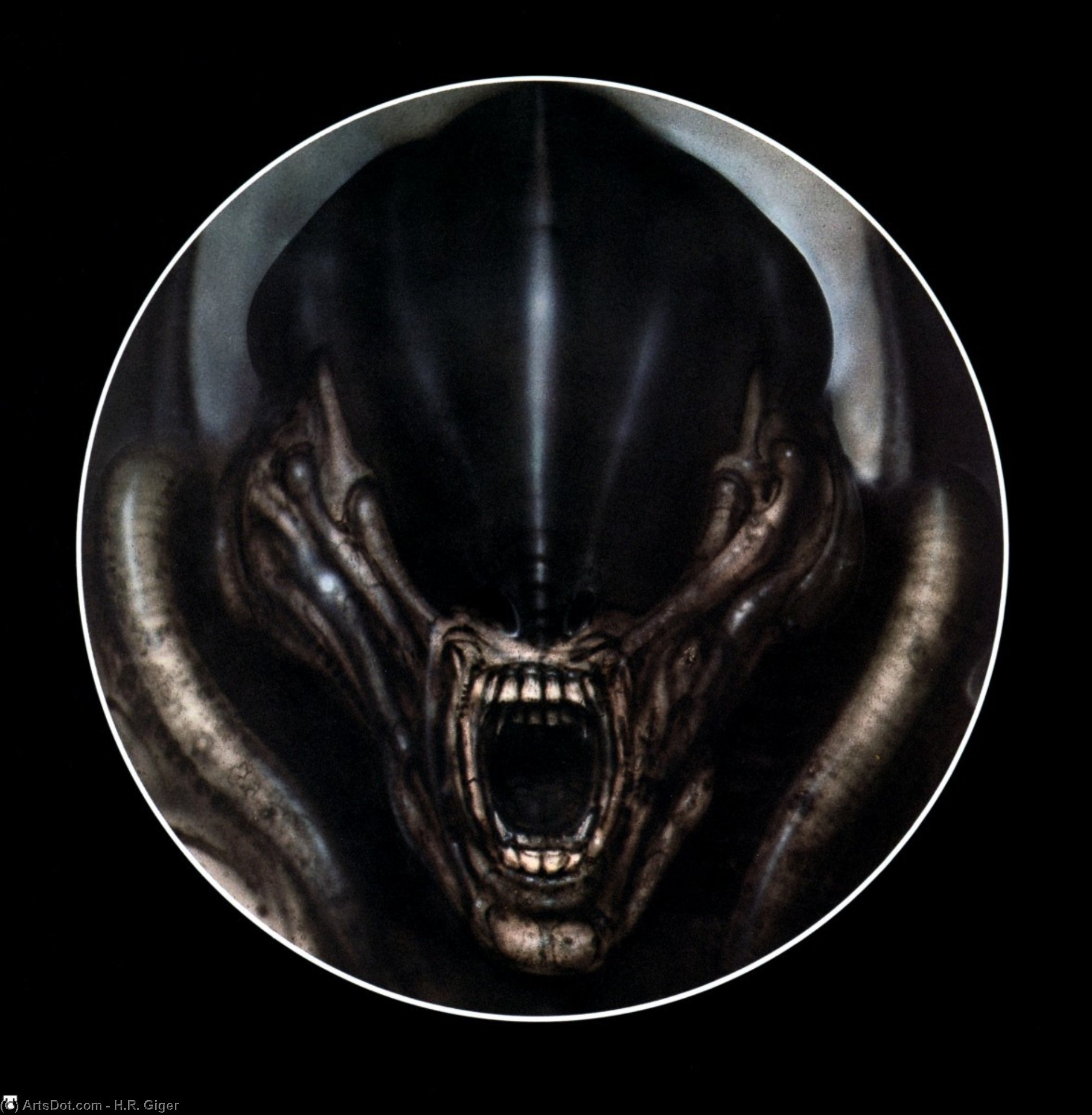 hr giger alien VI by H.R. Giger (1940-2014, Switzerland) H.R. Giger | ArtsDot.com