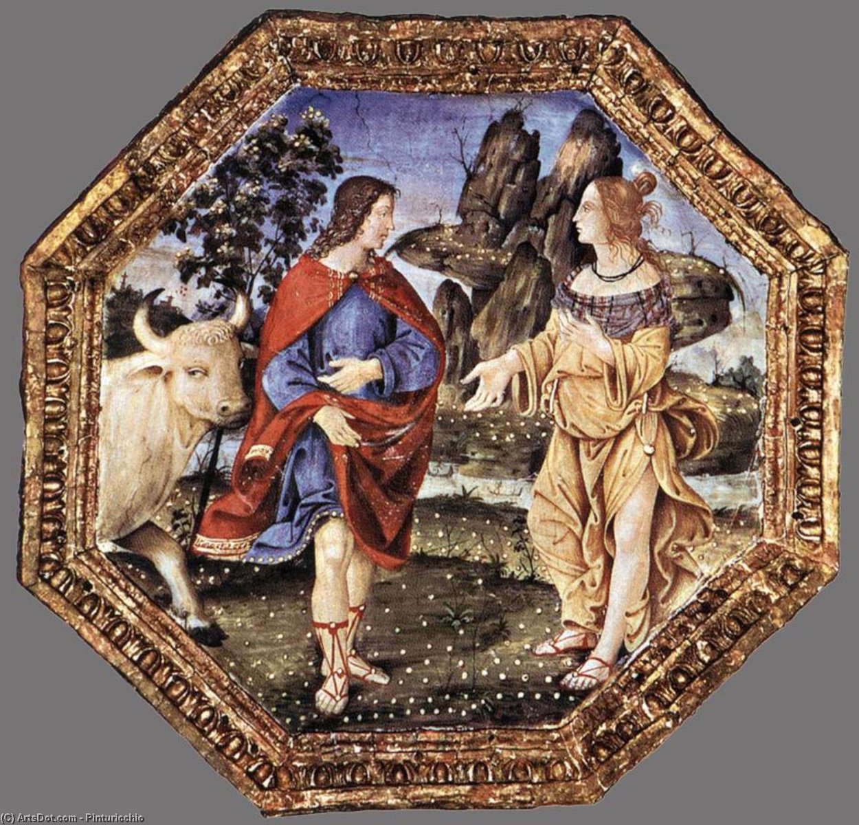 Order Oil Painting Replica Ceiling decoration by Pinturicchio (1454-1513, Italy) | ArtsDot.com