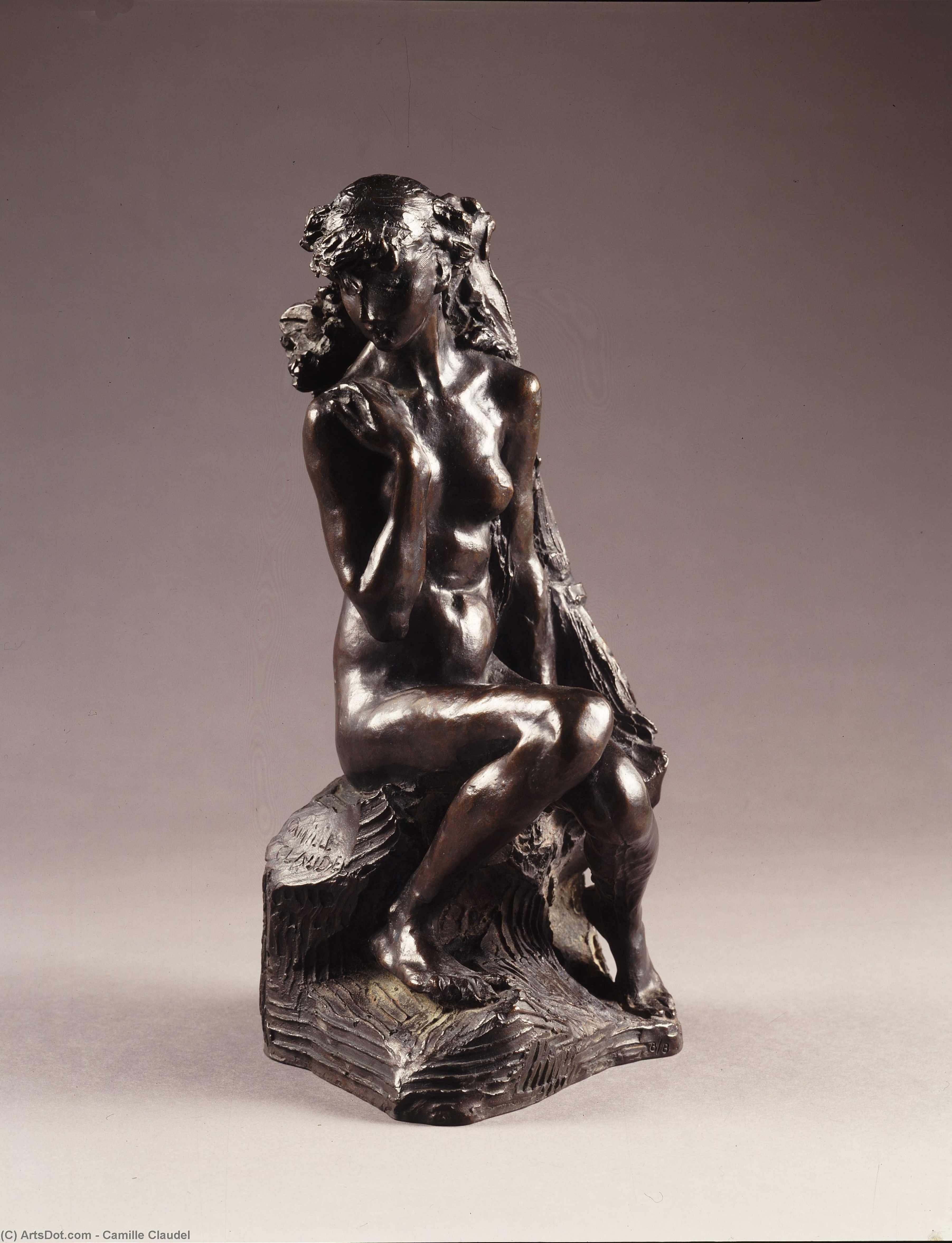 Buy Museum Art Reproductions Young girl with a sheaf, (1890) by Camille Claudel (1864-1943, France) | ArtsDot.com