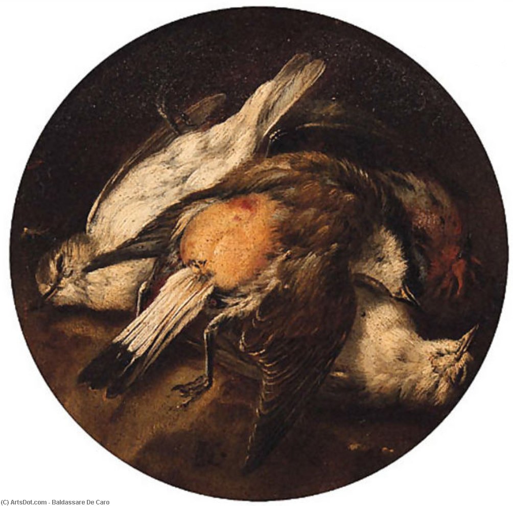 Buy Museum Art Reproductions ad Birds by Baldassare De Caro (1689-1750, Italy) | ArtsDot.com