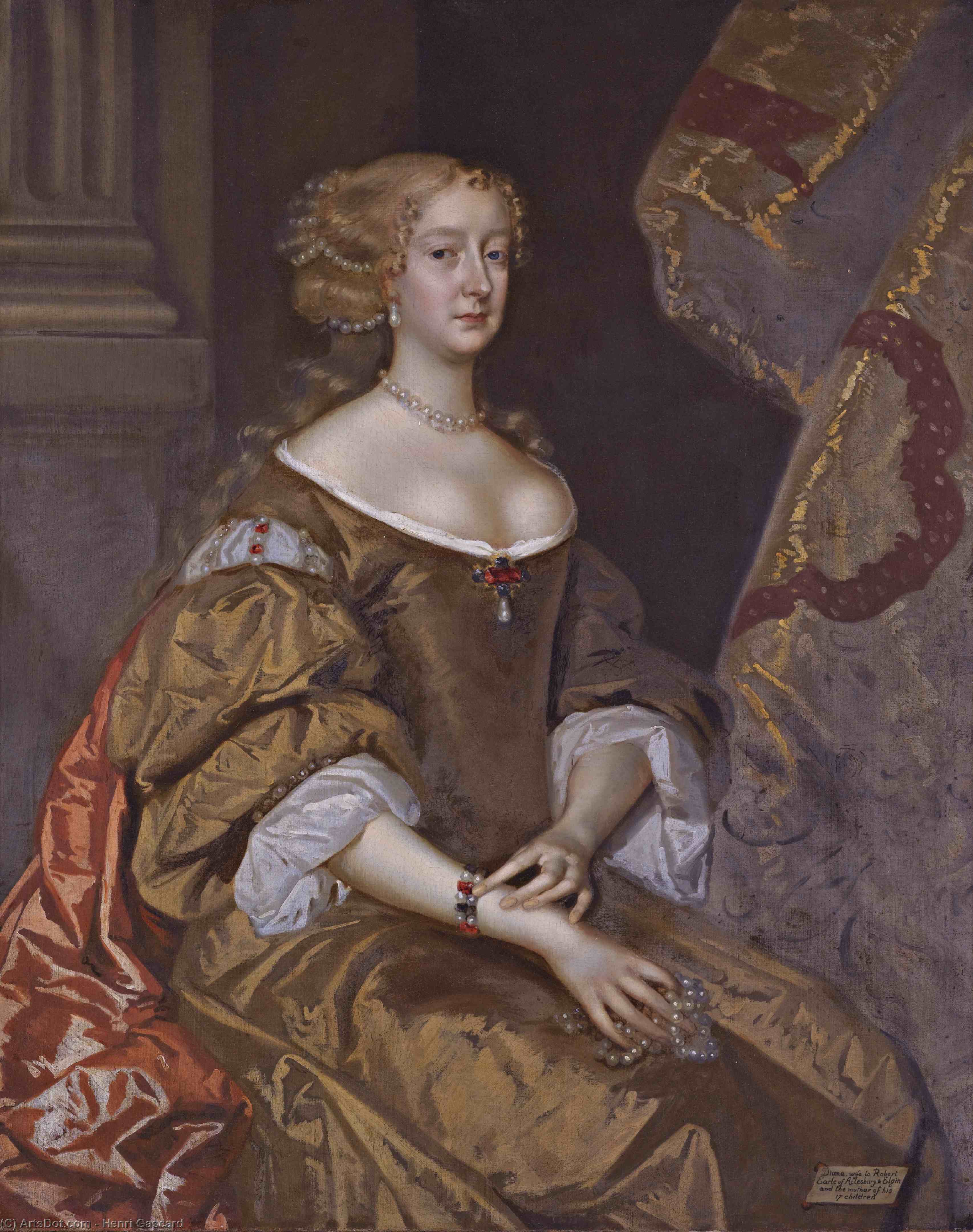 Buy Museum Art Reproductions Diana by Henri Gascard (1635-1701, France) | ArtsDot.com