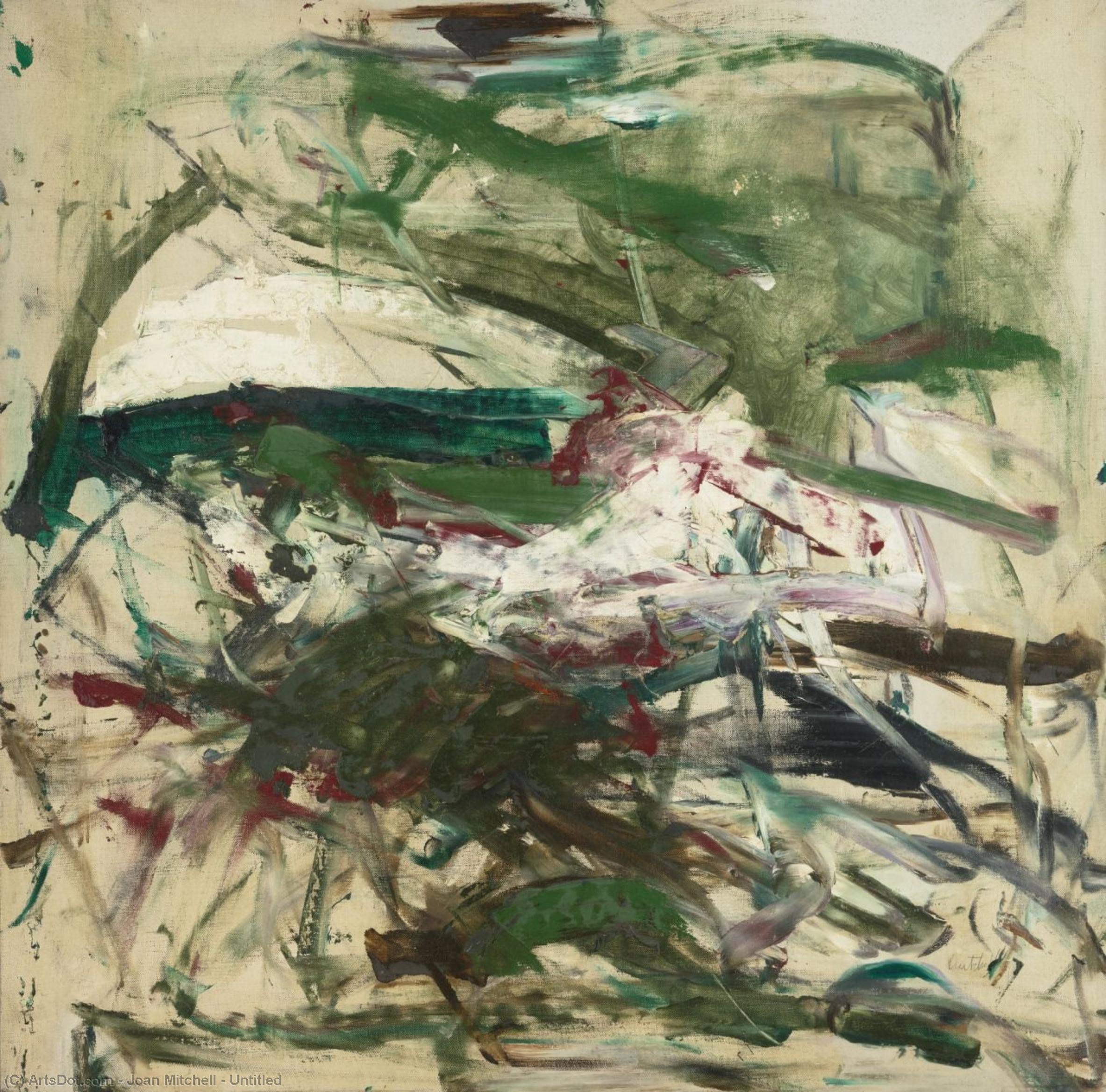 Buy Museum Art Reproductions Untitled by Joan Mitchell (Inspired By) (1925-1992, United States) | ArtsDot.com