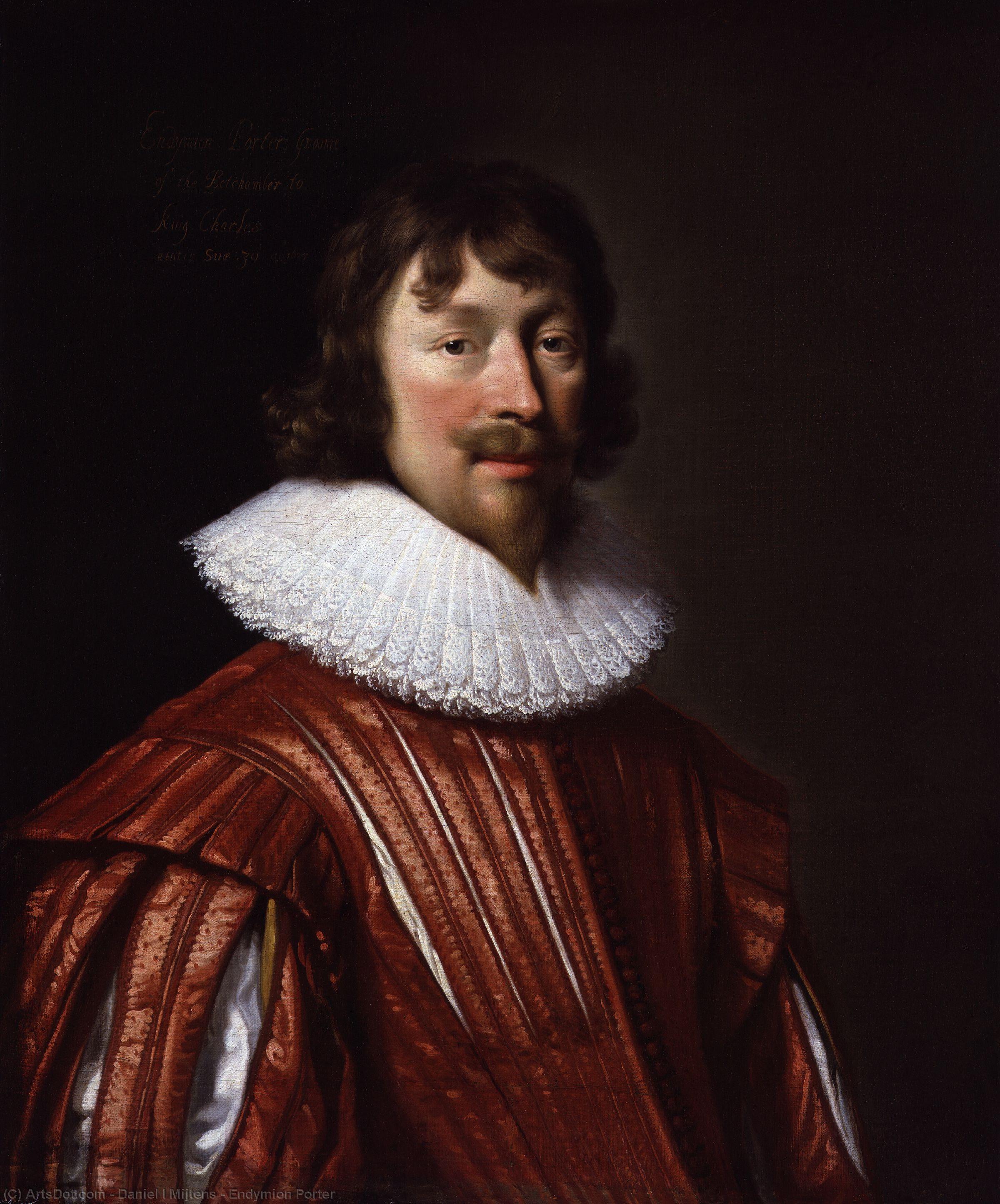 Buy Museum Art Reproductions Endymion Porter, 1627 by Daniel I Mijtens (1590-1648, Netherlands) | ArtsDot.com