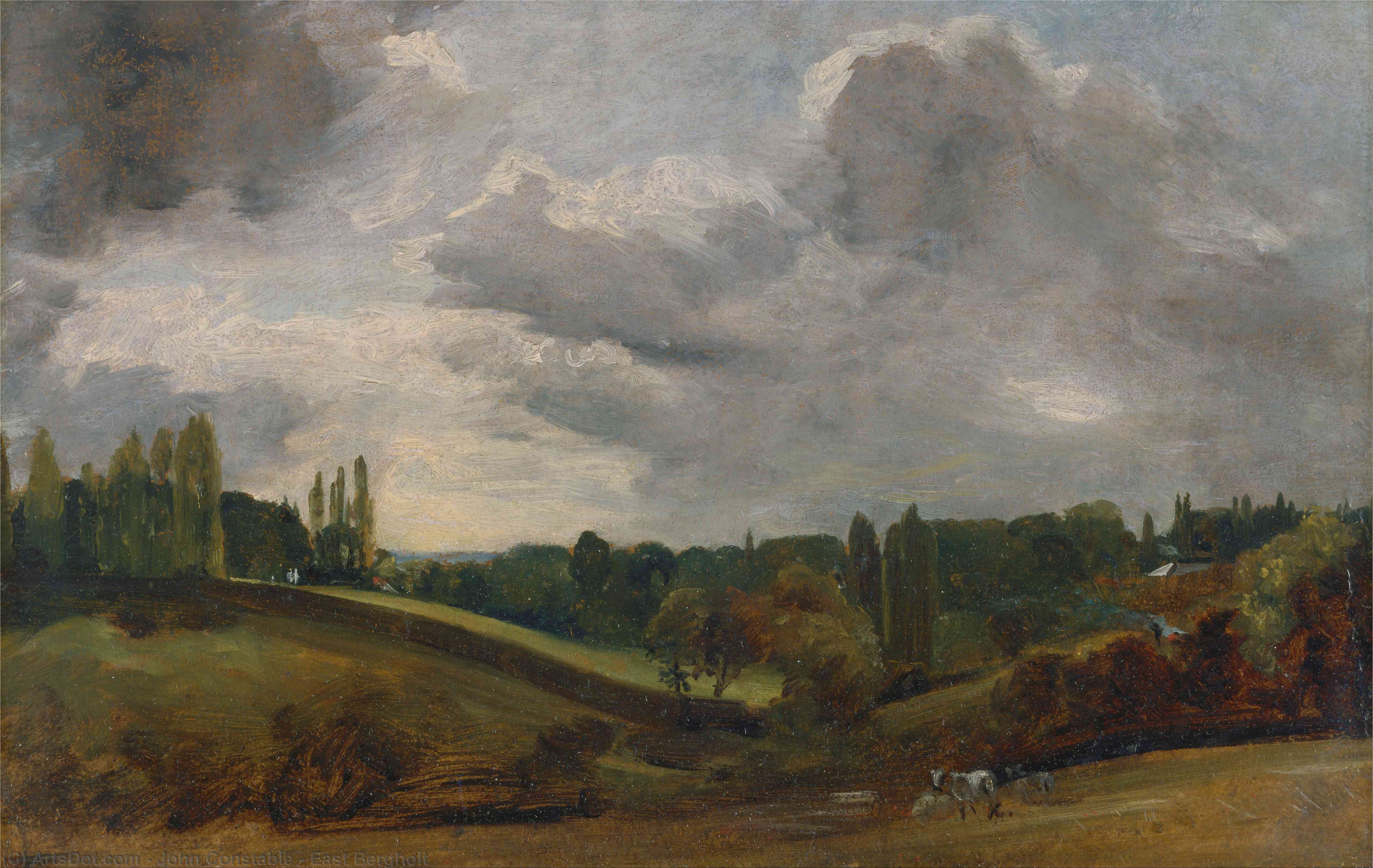 Buy Museum Art Reproductions East Bergholt, 1813 by John Constable (1776-1837, United Kingdom) | ArtsDot.com