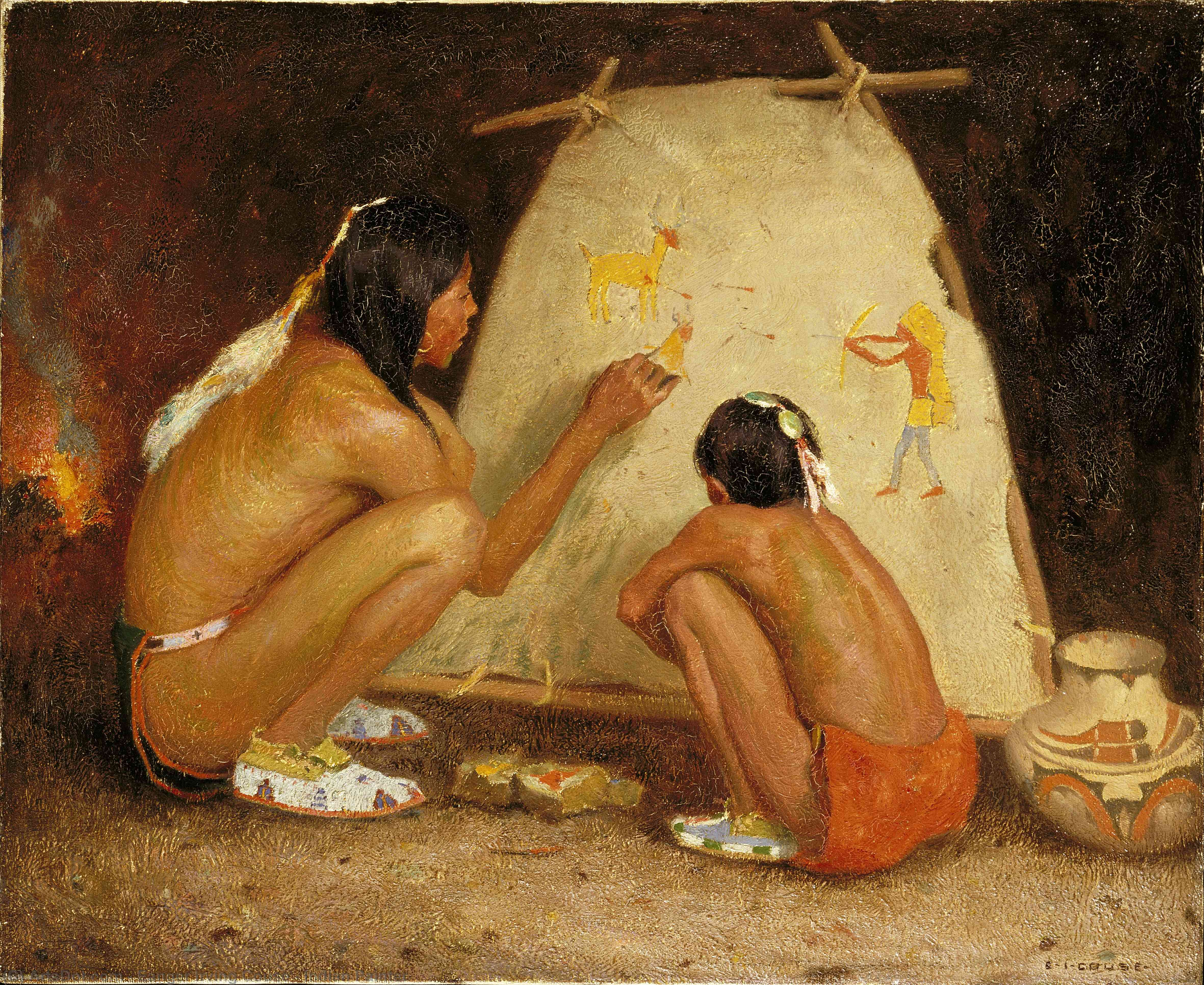 Buy Museum Art Reproductions Indian Painter by Eanger Irving Couse (1866-1936, United States) | ArtsDot.com