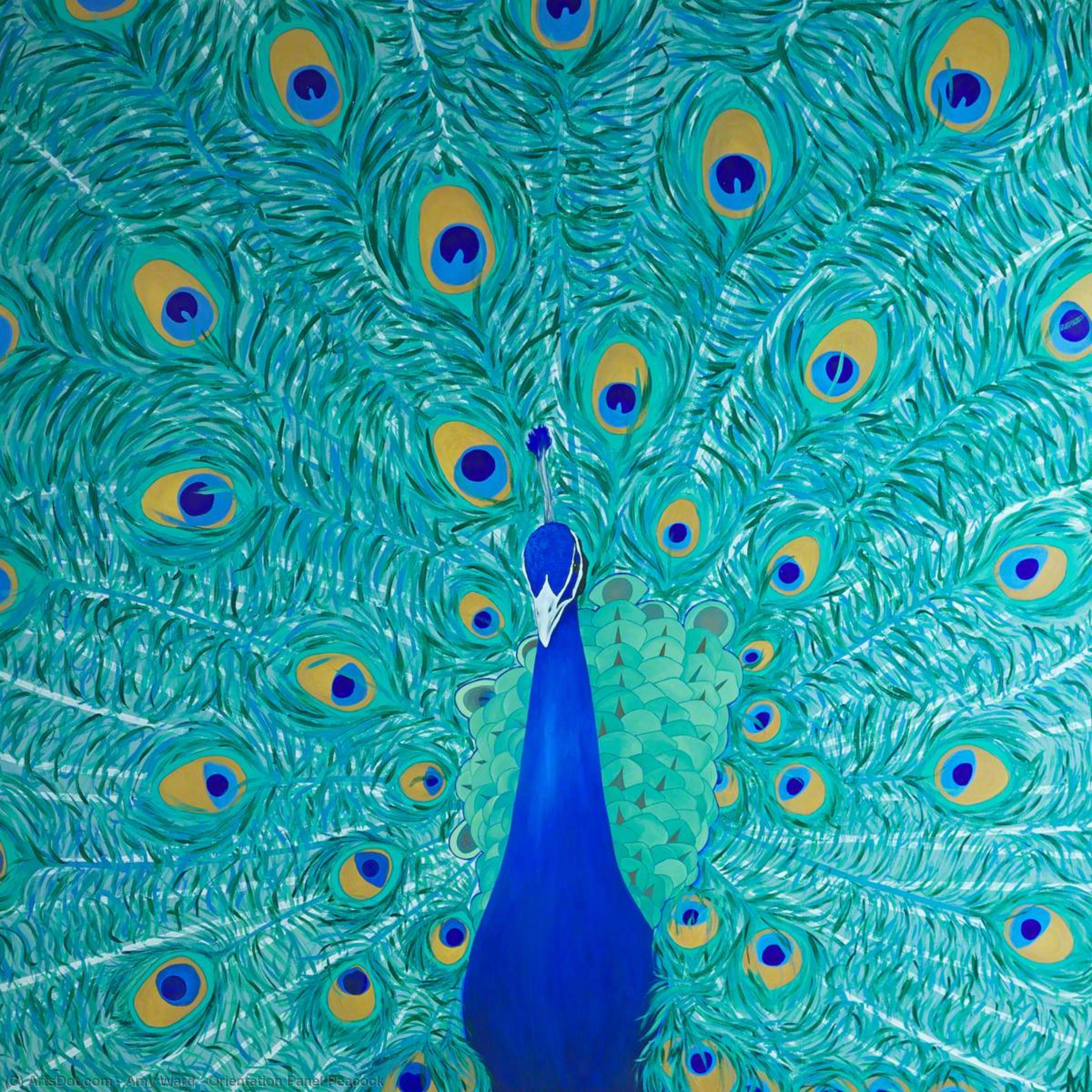 Orientation Panel Peacock, 2008 by Amy Ward Amy Ward | ArtsDot.com