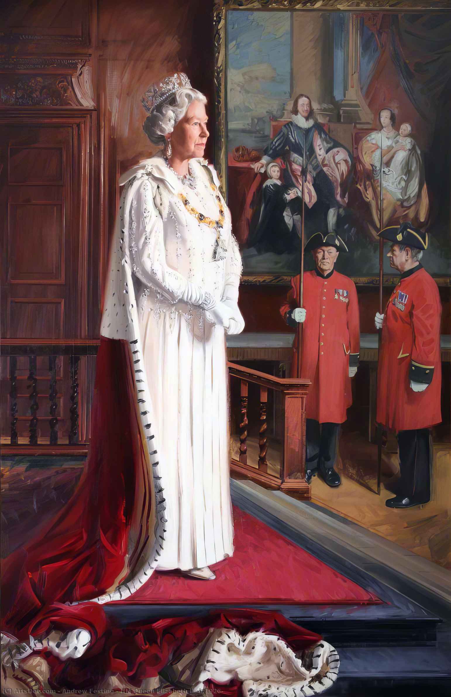 HM Regina Elisabetta II (n.1926) di Andrew Festing Andrew Festing | ArtsDot.com