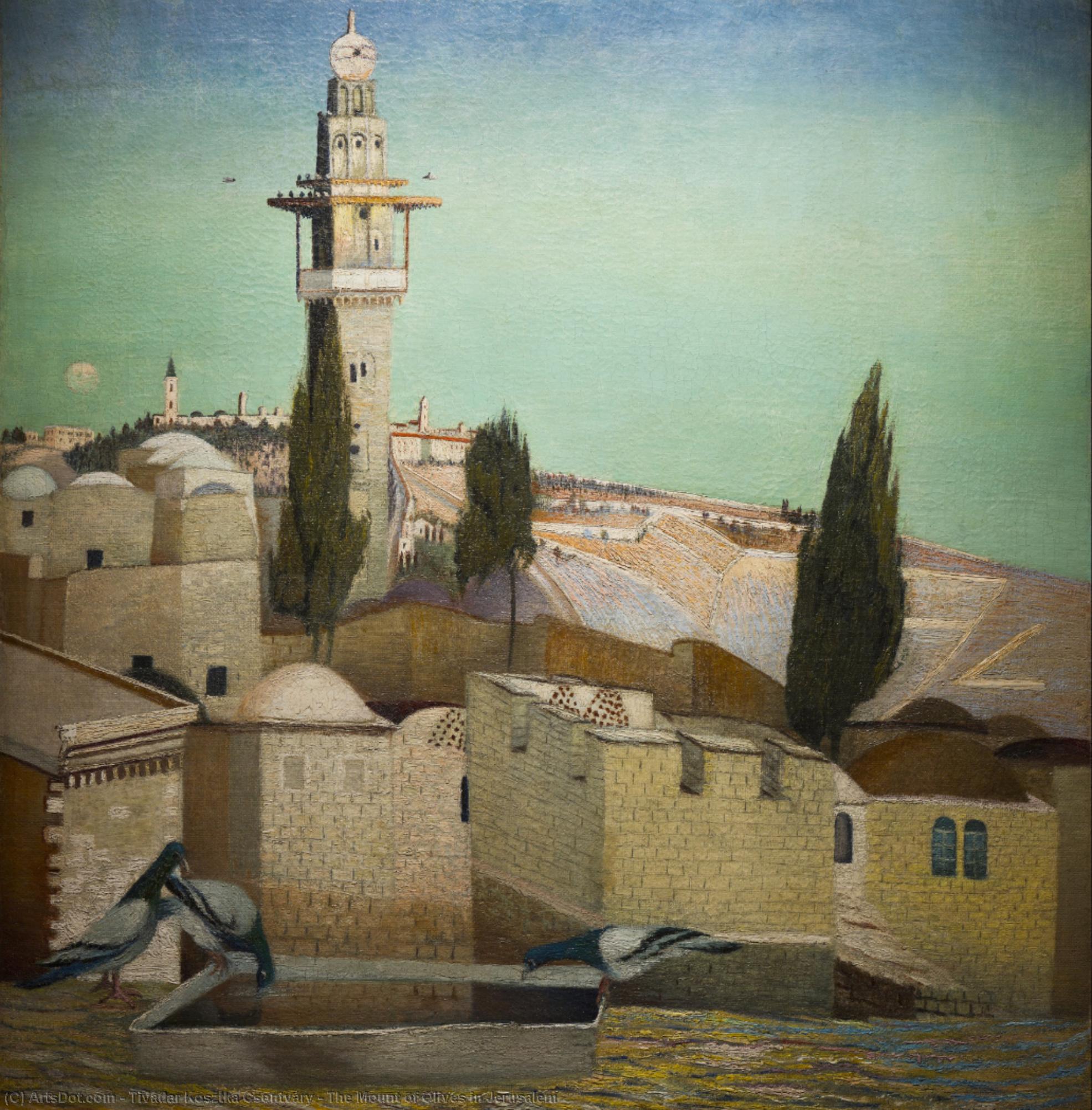 Order Oil Painting Replica The Mount of Olives in Jerusalem, 1905 by Tivadar Kosztka Csontváry | ArtsDot.com