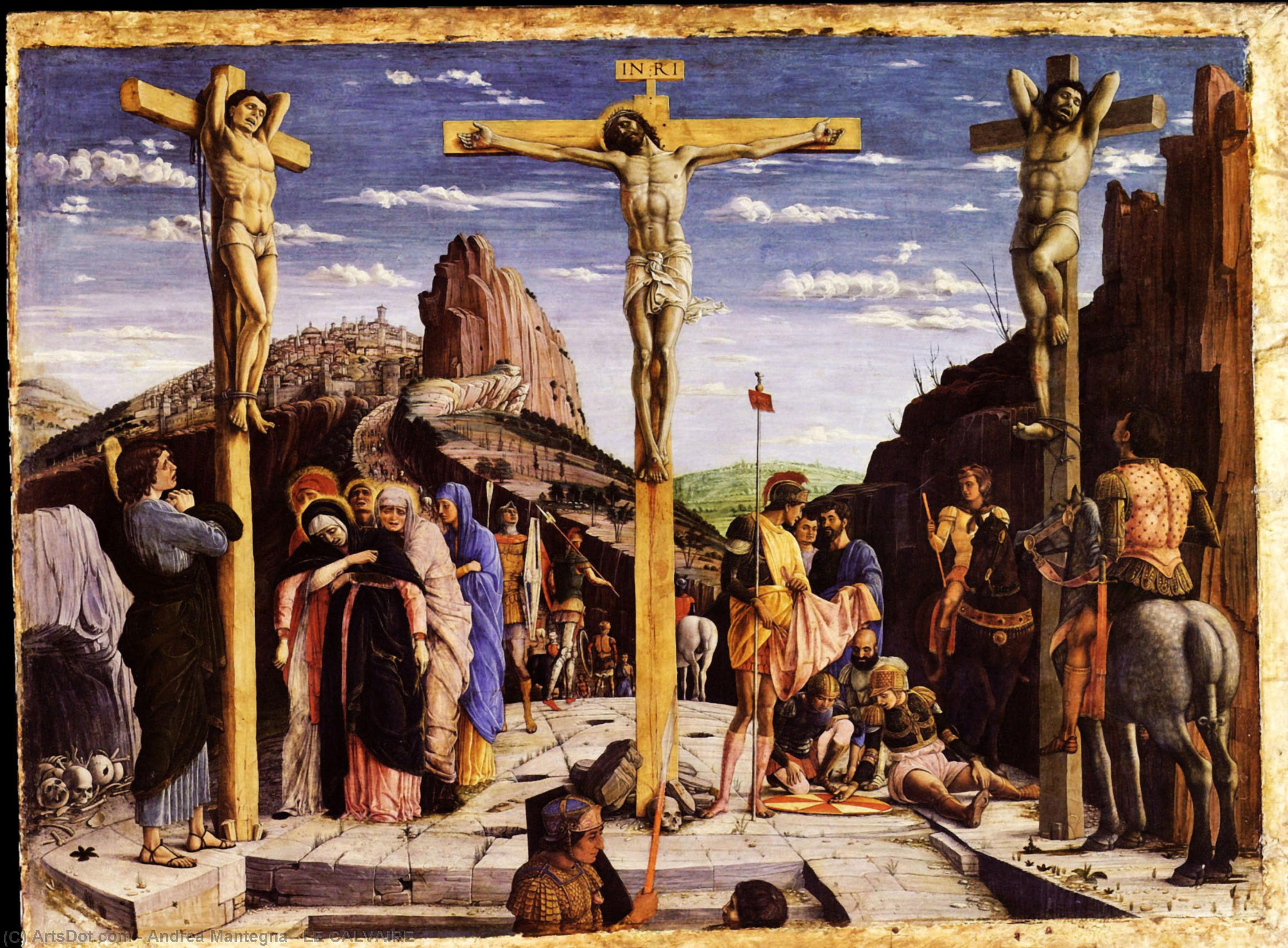 Buy Museum Art Reproductions LE CALVAIRE by Andrea Mantegna (1431-1506, Italy) | ArtsDot.com