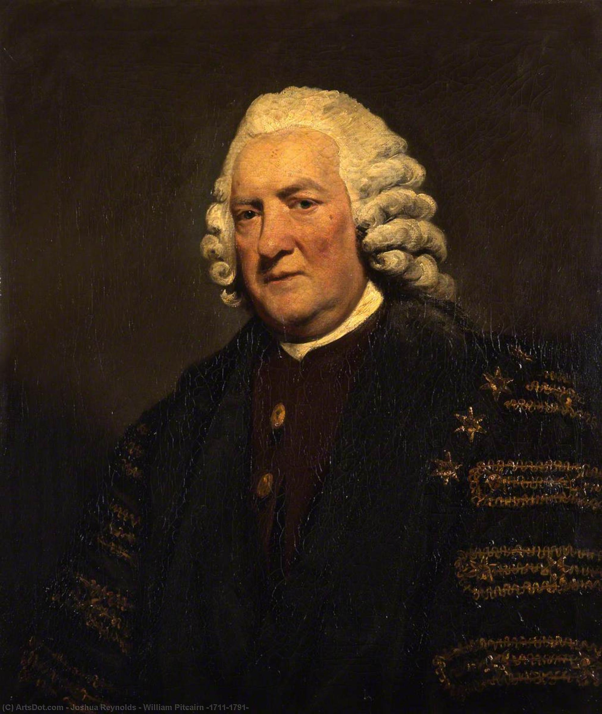 Bestellen Museumsqualität Prints William Pitcairn (1711–1791), 1777 von Joshua Reynolds | ArtsDot.com
