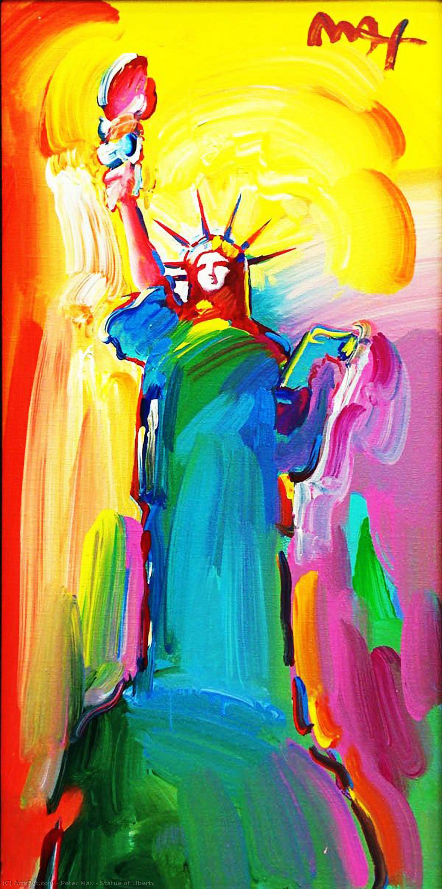 Statue of Liberty by Peter Max (1937-2004, Germany) Peter Max | ArtsDot.com
