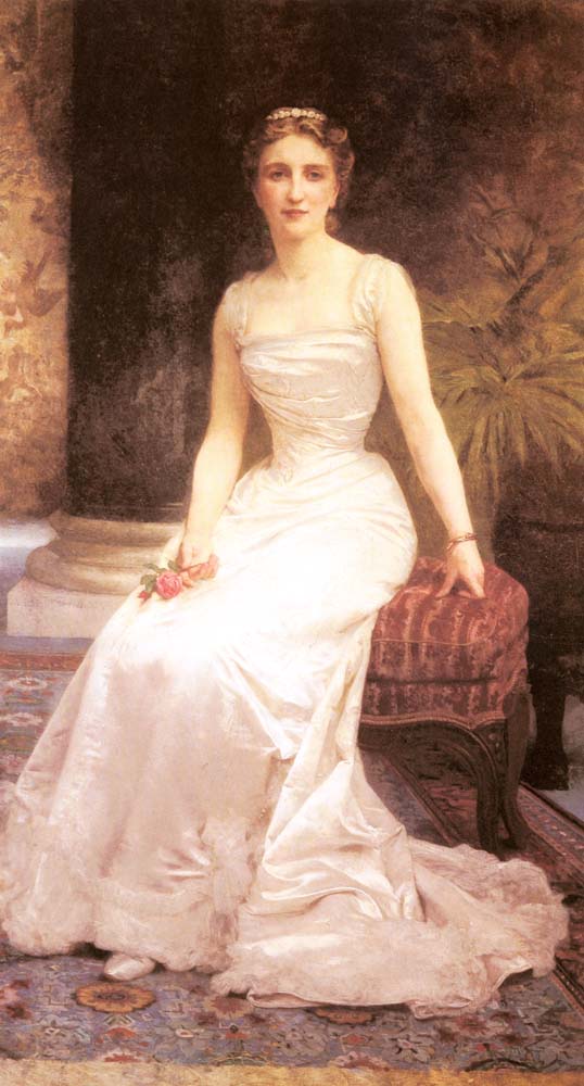 Order Artwork Replica Portrait Of Madame Olry Roederer by William Adolphe Bouguereau (1825-1905, France) | ArtsDot.com