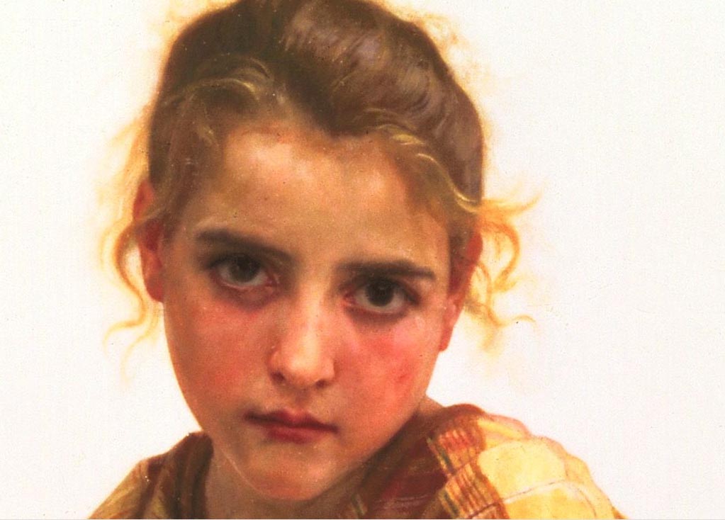 Order Oil Painting Replica The Broken Pitcher detail by William Adolphe Bouguereau (1825-1905, France) | ArtsDot.com