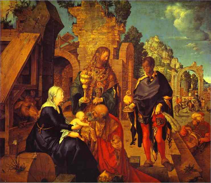 Order Oil Painting Replica The Adoration of the Magi by Albrecht Durer (1471-1528, Italy) | ArtsDot.com