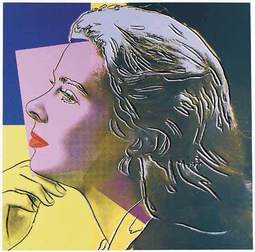 Order Art Reproductions Ingrid Bergman (as Herself) by Andy Warhol (Inspired By) (1928-1987, United States) | ArtsDot.com