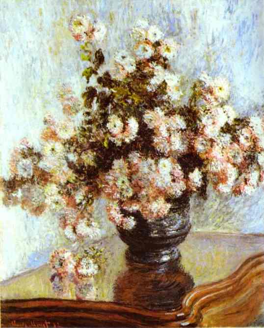 Buy Museum Art Reproductions Vase with Flowers by Claude Monet (1840-1926, France) | ArtsDot.com