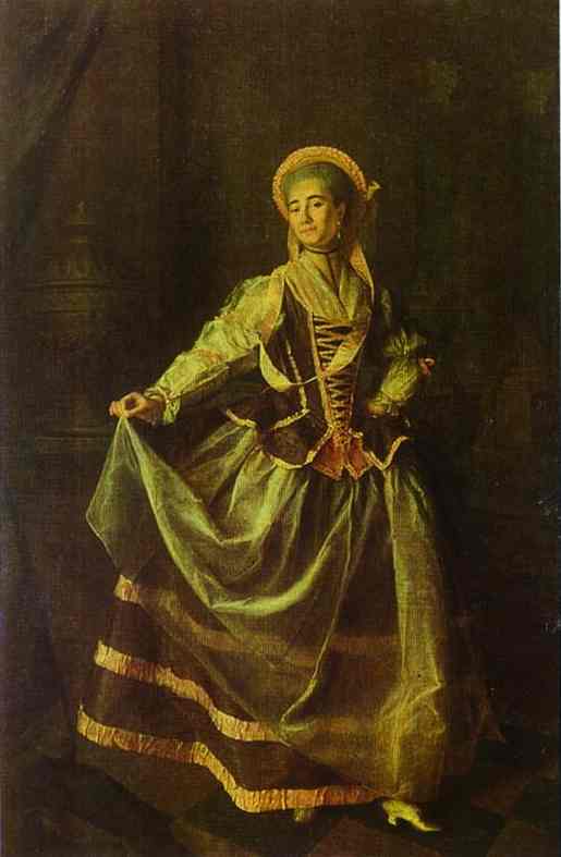 Order Paintings Reproductions Portrait of A. P. Levshina by Dmitry Grigoryevich Levitsky (1735-1822, Ukraine) | ArtsDot.com