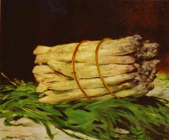 Order Oil Painting Replica Bundle of Asparagus by Edouard Manet (1832-1883, France) | ArtsDot.com