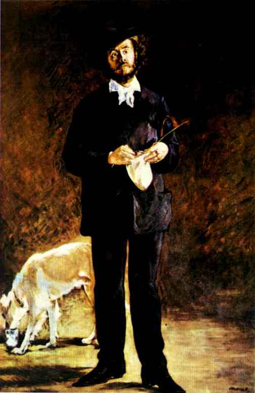 Order Art Reproductions Portrait of Gilbert-Marcellin Desboutin by Edouard Manet (1832-1883, France) | ArtsDot.com
