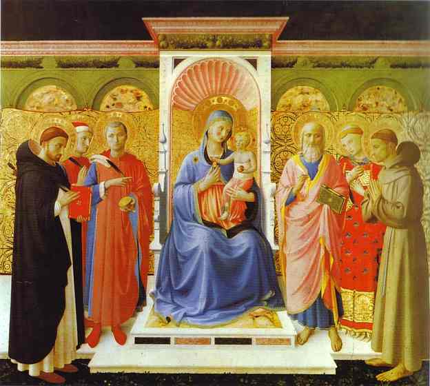 Order Paintings Reproductions Annalena Altarpiece by Fra Angelico (1395-1455, Italy) | ArtsDot.com