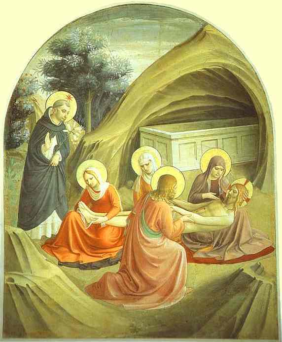 Order Oil Painting Replica Entombment by Fra Angelico (1395-1455, Italy) | ArtsDot.com