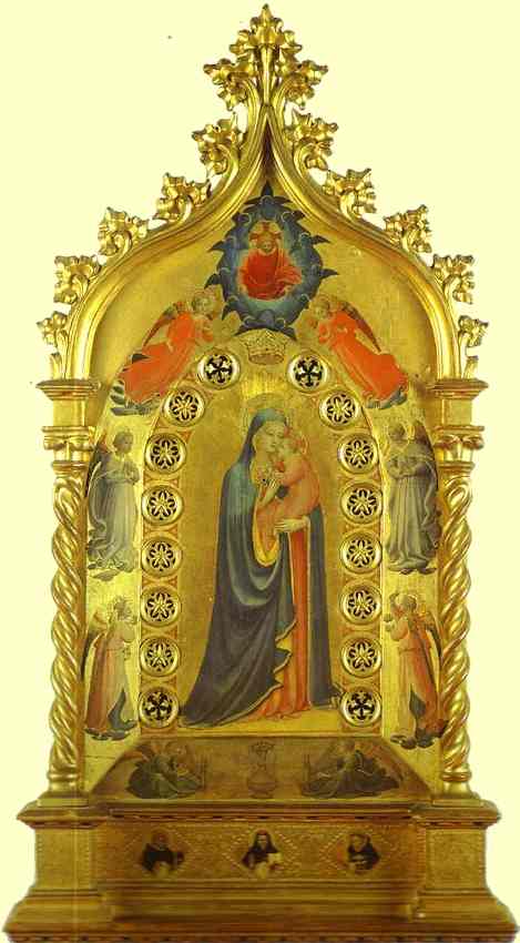Order Paintings Reproductions Madonna della Stella by Fra Angelico (1395-1455, Italy) | ArtsDot.com