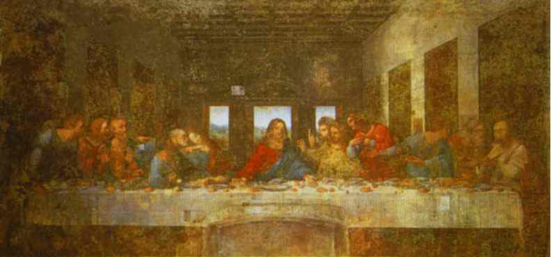 Buy Museum Art Reproductions The Last Supper, 1495 by Leonardo Da Vinci (1452-1519, Italy) | ArtsDot.com