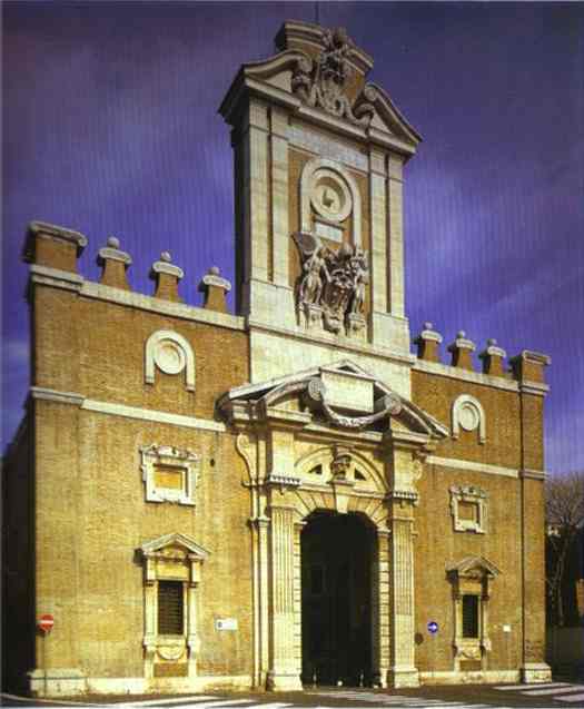 Buy Museum Art Reproductions Porta Pia by Michelangelo Buonarroti (1475-1564, Italy) | ArtsDot.com