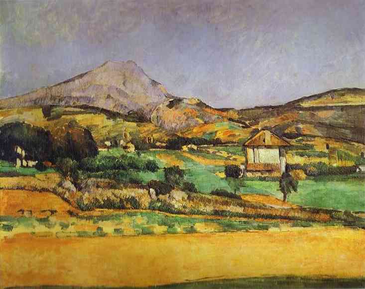 Buy Museum Art Reproductions Plain by Mount Sainte-Victoire by Paul Cezanne (1839-1906, France) | ArtsDot.com