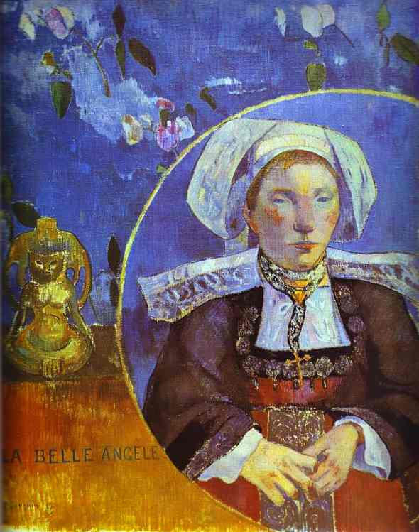 Order Paintings Reproductions La Belle Angèle (Portrait of Madame Satre) by Paul Gauguin (1848-1903, France) | ArtsDot.com
