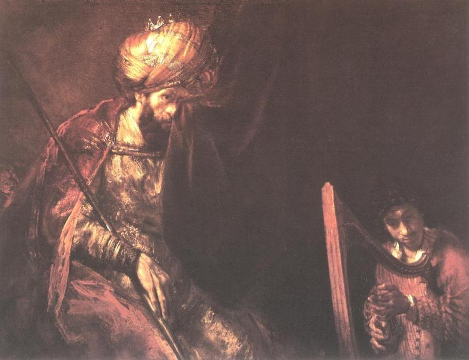 Buy Museum Art Reproductions Saul and David, 1655 by Rembrandt Van Rijn (1606-1669, Netherlands) | ArtsDot.com