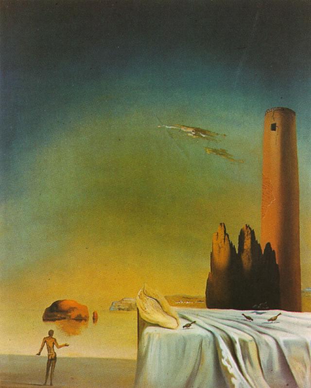 Order Oil Painting Replica The Dream Approaches, 1932-33 by Salvador Dali (Inspired By) (1904-1989, Spain) | ArtsDot.com