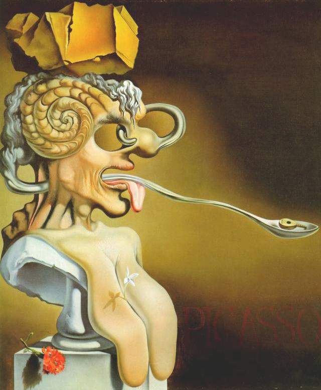 Order Art Reproductions Portrait of Picasso, 1947 by Salvador Dali (Inspired By) (1904-1989, Spain) | ArtsDot.com
