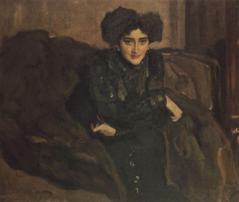 Order Oil Painting Replica Portrait of Yevdokia Loseva, 1903 by Valentin Alexandrovich Serov (1865-1911, Russia) | ArtsDot.com