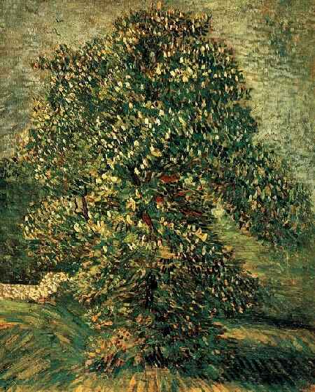 Buy Museum Art Reproductions Chestnut Tree in Blossom 3 by Vincent Van Gogh (1853-1890, Netherlands) | ArtsDot.com
