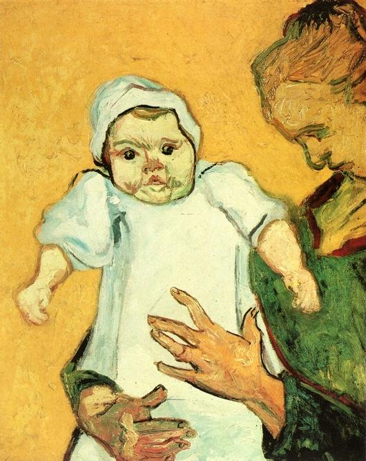 Order Art Reproductions Mother Roulin with Her Baby, 1888 by Vincent Van Gogh (1853-1890, Netherlands) | ArtsDot.com