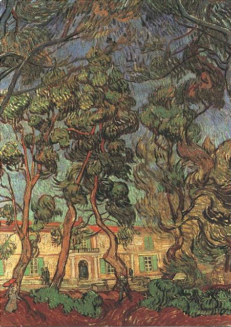 Order Oil Painting Replica Trees in the Garden of Saint-Paul Hospital by Vincent Van Gogh (1853-1890, Netherlands) | ArtsDot.com