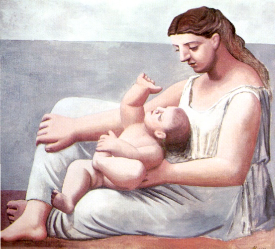 Buy Museum Art Reproductions Mother and Child, 1921 by Pablo Picasso (Inspired By) (1881-1973, Spain) | ArtsDot.com