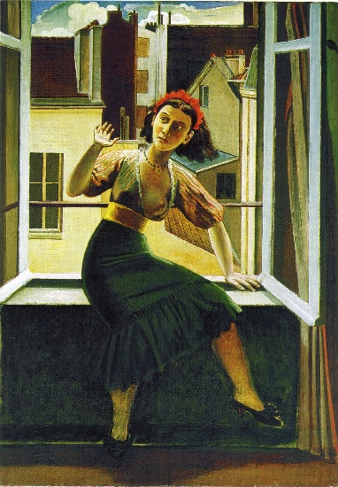 Window, 1933 by Balthus (Balthasar Klossowski) (1908-2001, France) Balthus (Balthasar Klossowski) | ArtsDot.com
