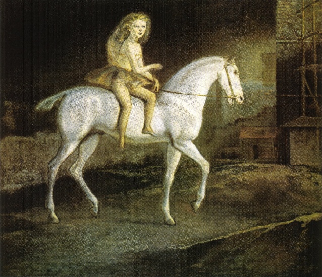 Squires on a white horse, 1941 by Balthus (Balthasar Klossowski) (1908-2001, France) Balthus (Balthasar Klossowski) | ArtsDot.com