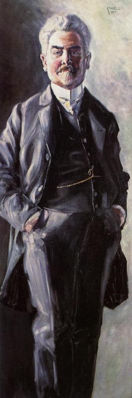 Order Oil Painting Replica Portrait of Leopold Czihaczek, Standing, 1907 by Egon Schiele (1890-1918, Croatia) | ArtsDot.com