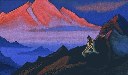Order Artwork Replica Thought, 1946 by Nicholas Roerich (1874-1947, Russia) | ArtsDot.com
