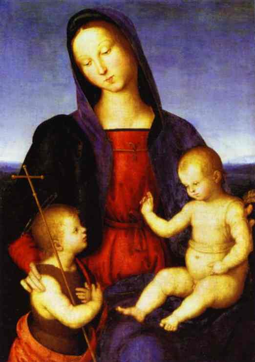 Order Artwork Replica Diotalevi Madonna by Raphael (Raffaello Sanzio Da Urbino) (1483-1520, Italy) | ArtsDot.com