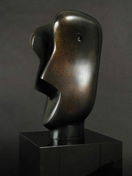 Buy Museum Art Reproductions Divided Head by Henry Moore (Inspired By) (1898-1986, United Kingdom) | ArtsDot.com