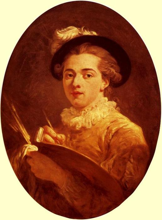 Order Oil Painting Replica Self-Portrait by Jean-Honoré Fragonard (1732-1806, France) | ArtsDot.com