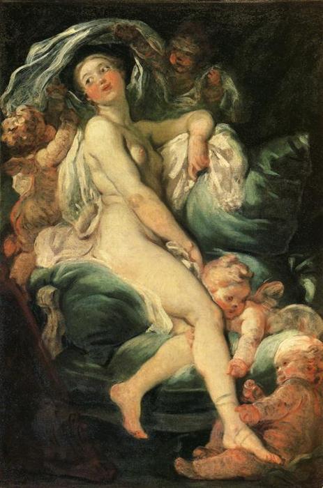 Order Oil Painting Replica The Toilet of Venus by Jean-Honoré Fragonard (1732-1806, France) | ArtsDot.com
