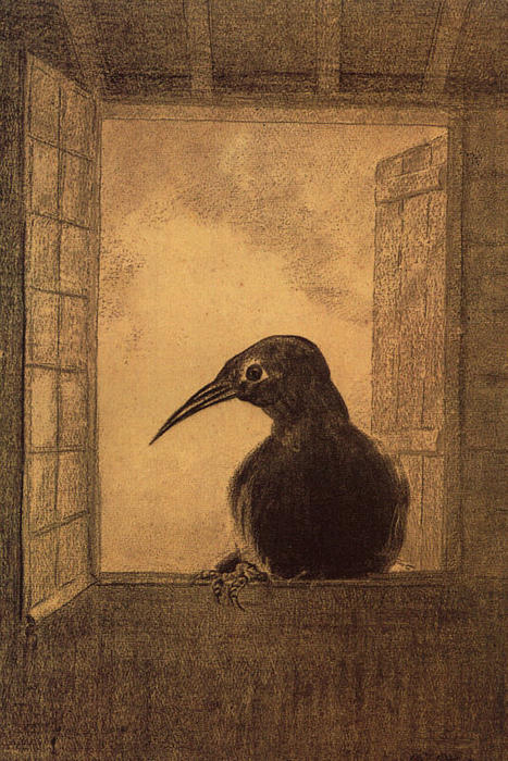Buy Museum Art Reproductions The Raven, 1882 by Odilon Redon (1840-1916, France) | ArtsDot.com