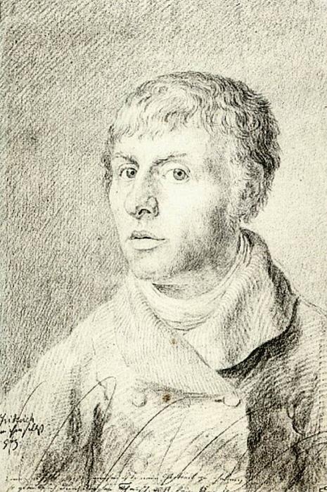Buy Museum Art Reproductions Self-Portrait, 1800 by Caspar David Friedrich (1774-1840, Germany) | ArtsDot.com