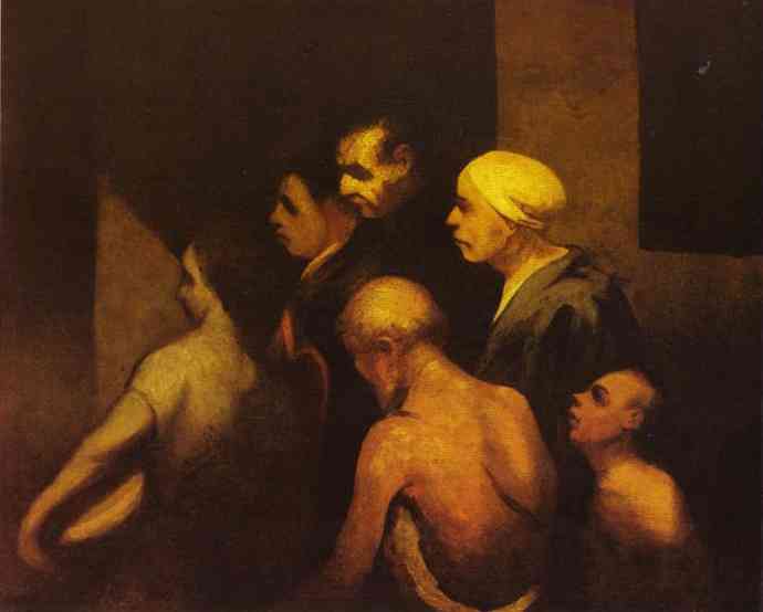 Order Art Reproductions The Beggars by Honoré Daumier (1808-1879, France) | ArtsDot.com